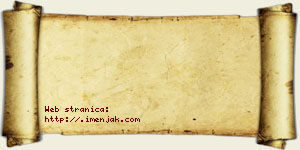 Jefimija Tanasković vizit kartica